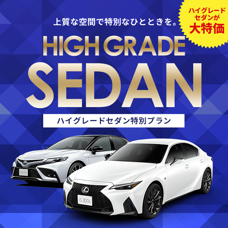 【成田空港店限定】ハイグレードセダン 特別プラン